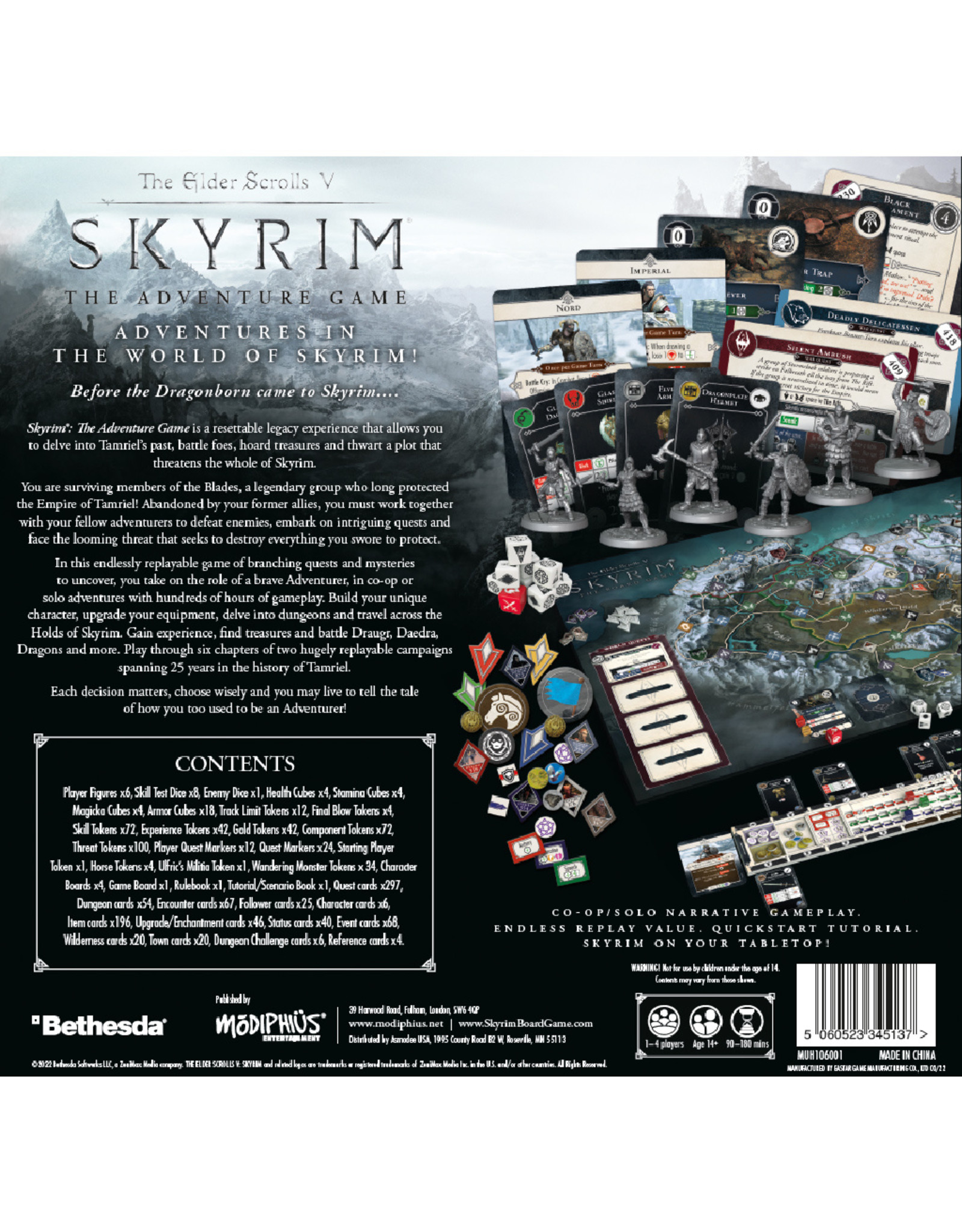 Modiphius Entertainment The Elder Scrolls V: Skyrim – The Adventure Game