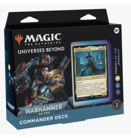 Magic Warhammer 40,000 Commander Deck: Forces of the Imperium (white-blue-black)