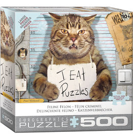 Eurographics Puzzle: Feline Felon 500 pc