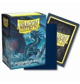 Dragon Shield: (100) Matte - Midnight Blue