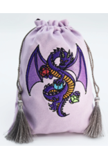 Foam Brain Dice Bag - Purple Dragon
