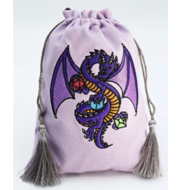 Foam Brain Dice Bag - Purple Dragon