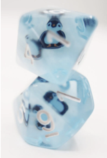 Foam Brain Frozen Penguin RPG Dice Set