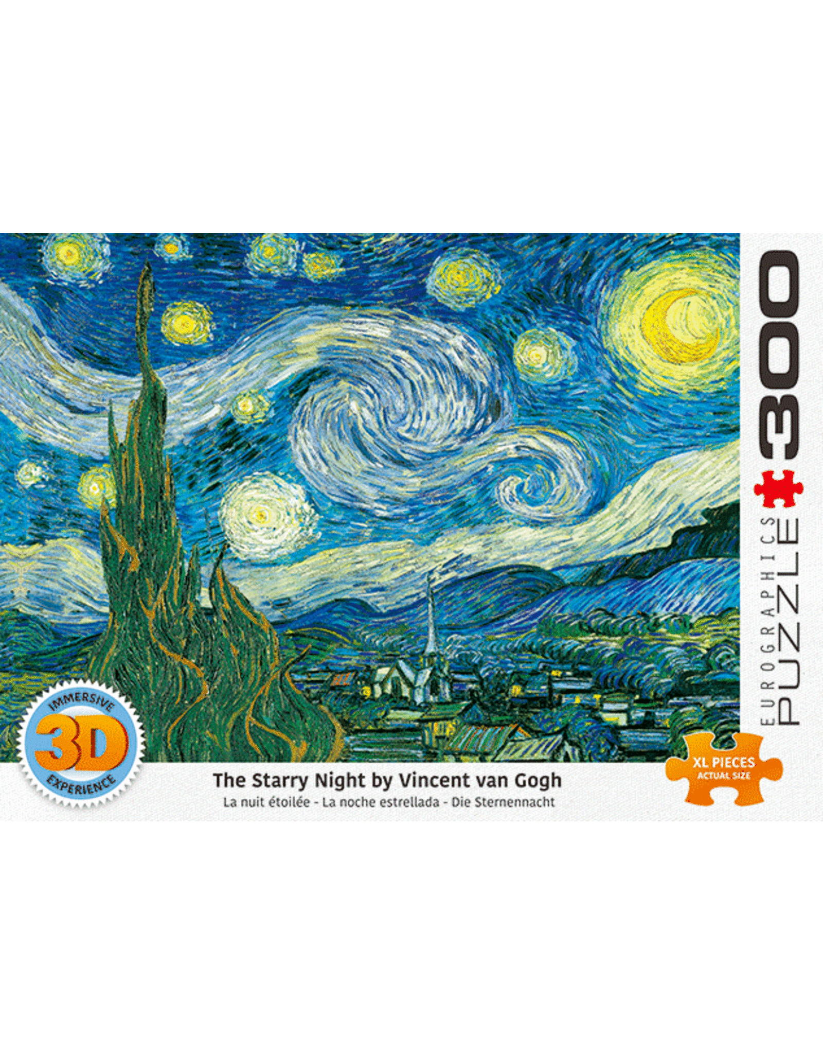 Eurographics Puzzle: Starry Night 3D Lenticular