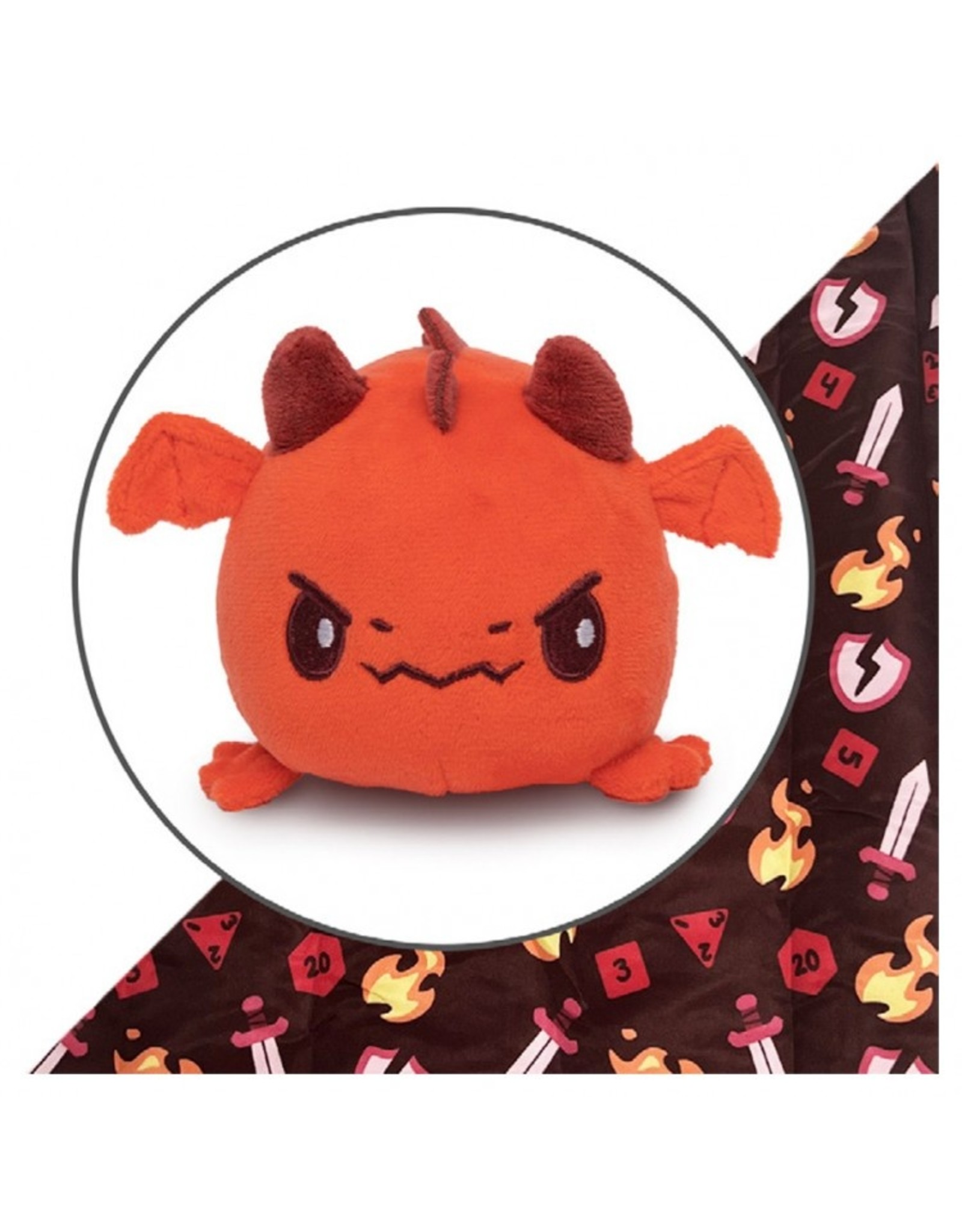 TeeTurtle Tabletop Dragon Plushie Tote Bag