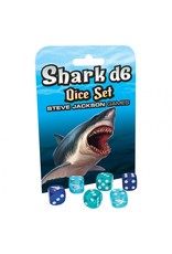 Steve Jackson Games d6 Shark Dice Set (6)