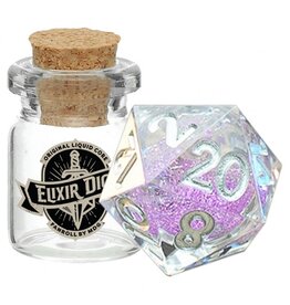 Metallic Dice Games d20 Single Liquid Core: Sorcerous Swirl