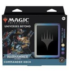 Magic 40K Commander Deck: Forces of the Imperium (white-blue-black)