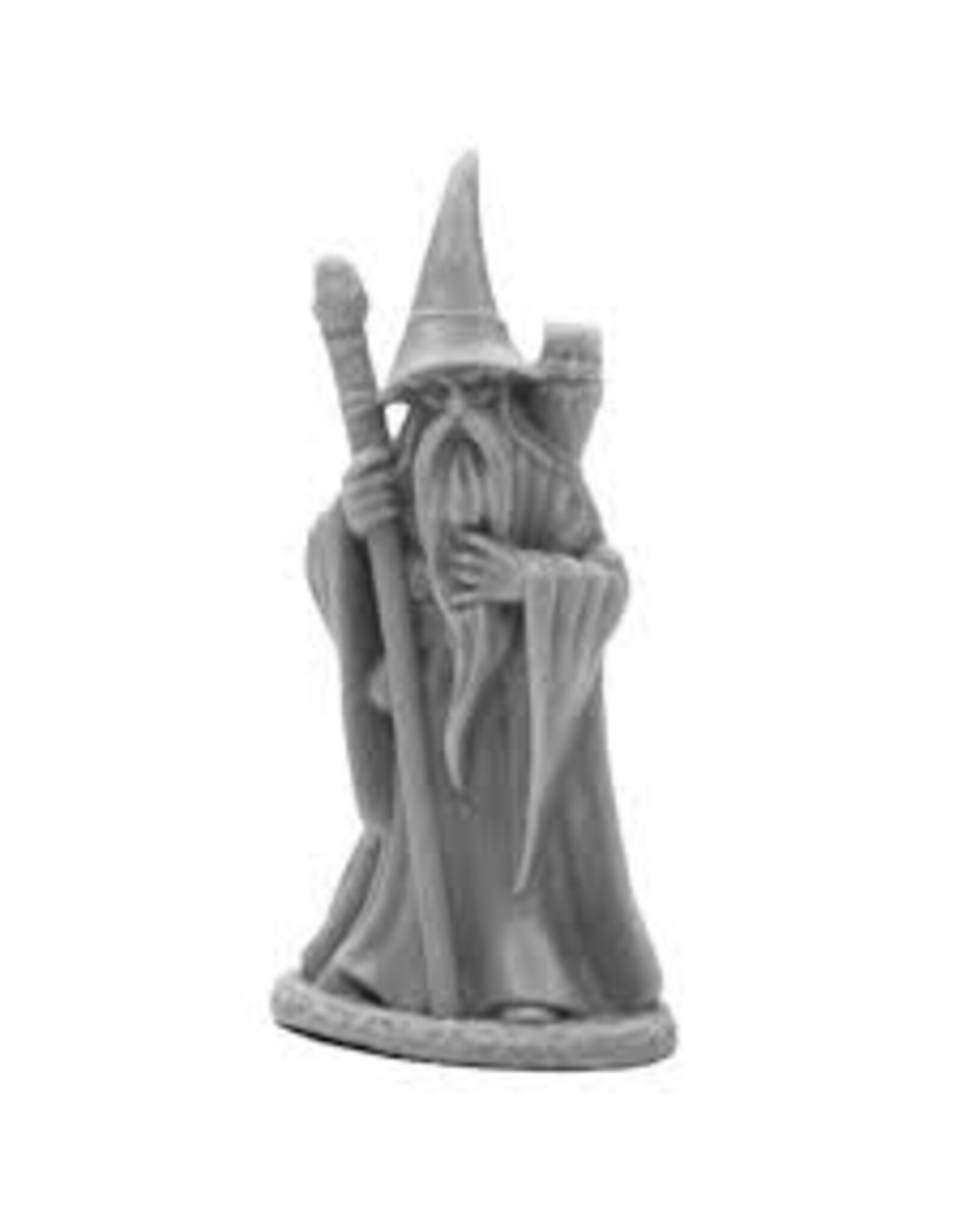 Reaper Reaper Bones Black: Wizard Anuminar Winterbeard