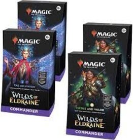 Magic Magic the Gathering CCG: Wilds of Eldraine Commander Deck Carton (4)