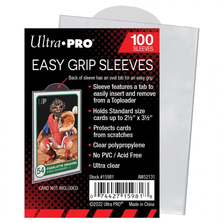 up card sleeves NEW P'kup Infinity P'kup Original micron thick polypropylene DP: Easy Grip Sleeves 2.5"x3.5"