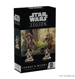 Atomic Mass Games Star Wars Legion - Logray & Wicket Commander Expansion