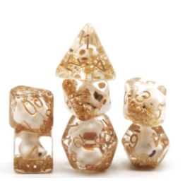 Foam Brain 7-set: Gold Glitter Skull