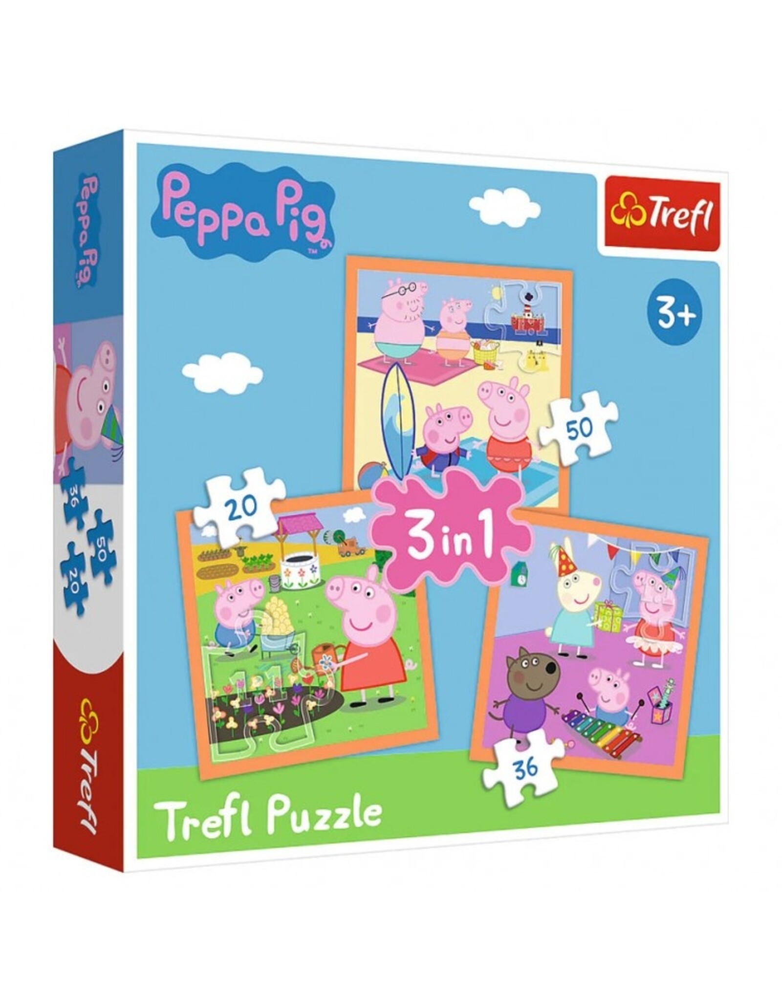 Trefl Puzzle: Peppa Pig 3 in 1 20/36/50pc