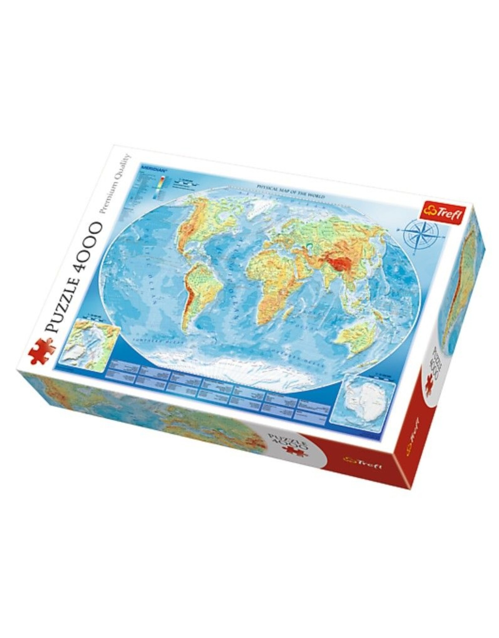 Trefl Puzzle: Large Map of the World