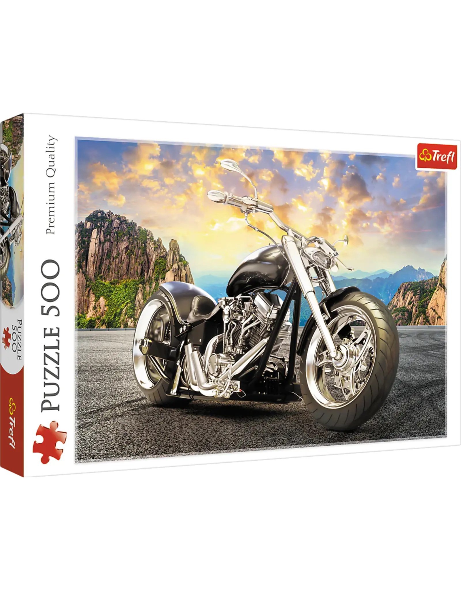 Trefl Puzzle: Black Motorcycle 500pc