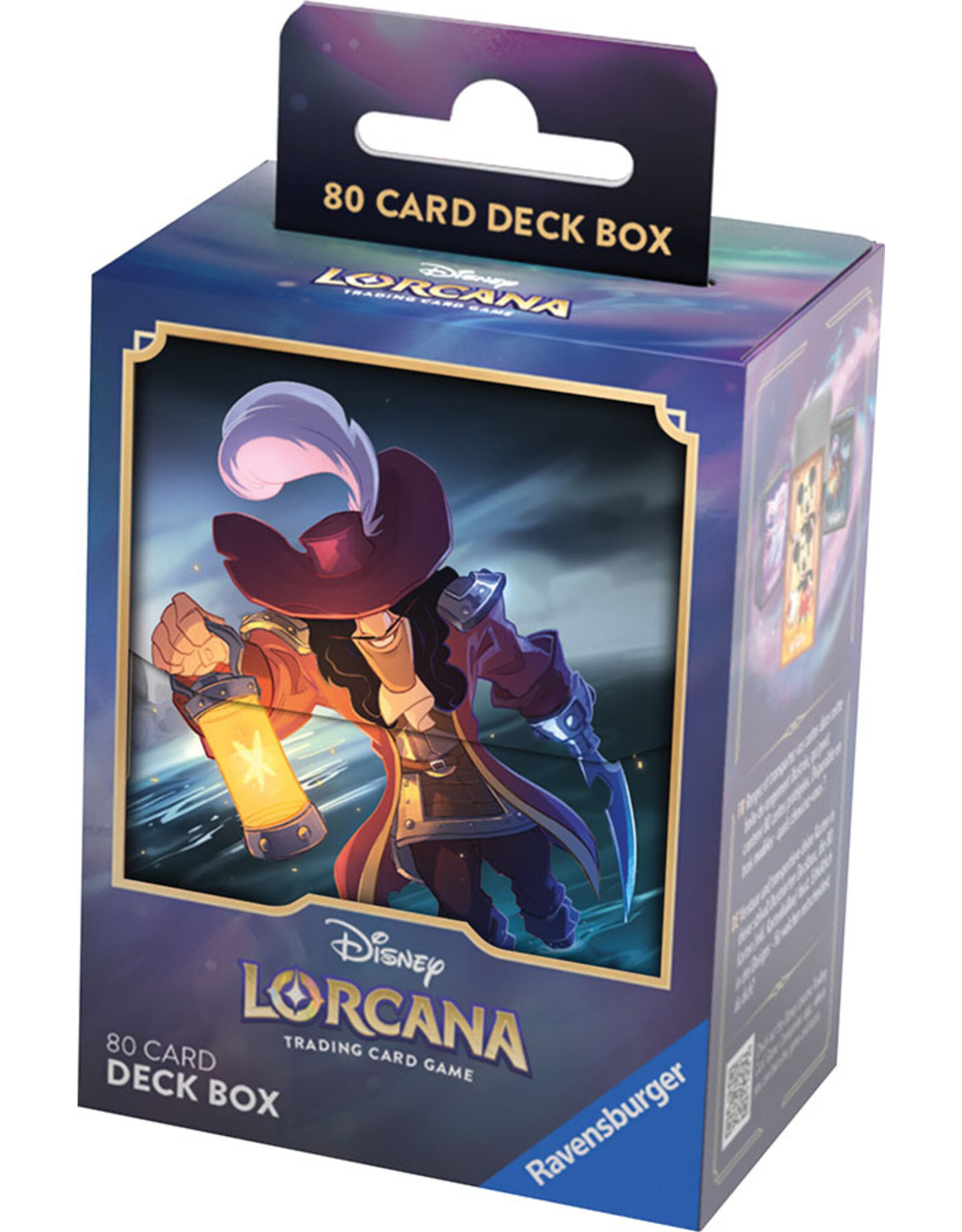 Lorcana Lorcana: The First Chapter Deck Box - Captain Hook - Black Diamond  Games