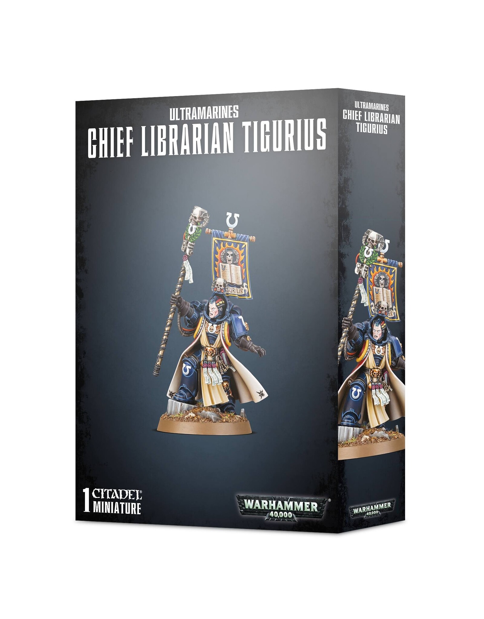 Warhammer 40K Space Marine Ultramarines Chief Librarian Tigurius