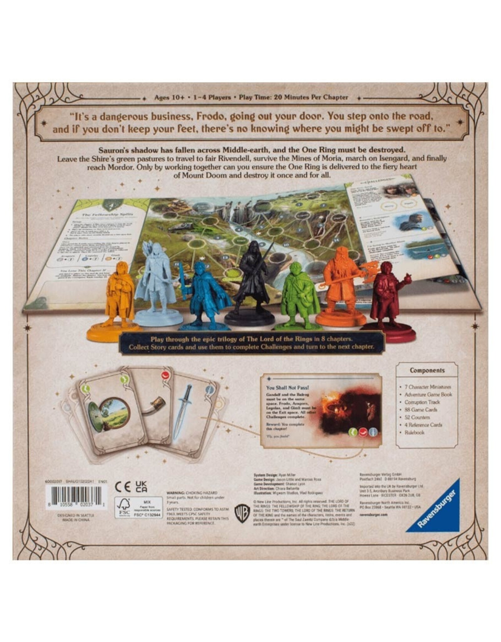 Ravensburger Lord of the Rings Adventure Book Game