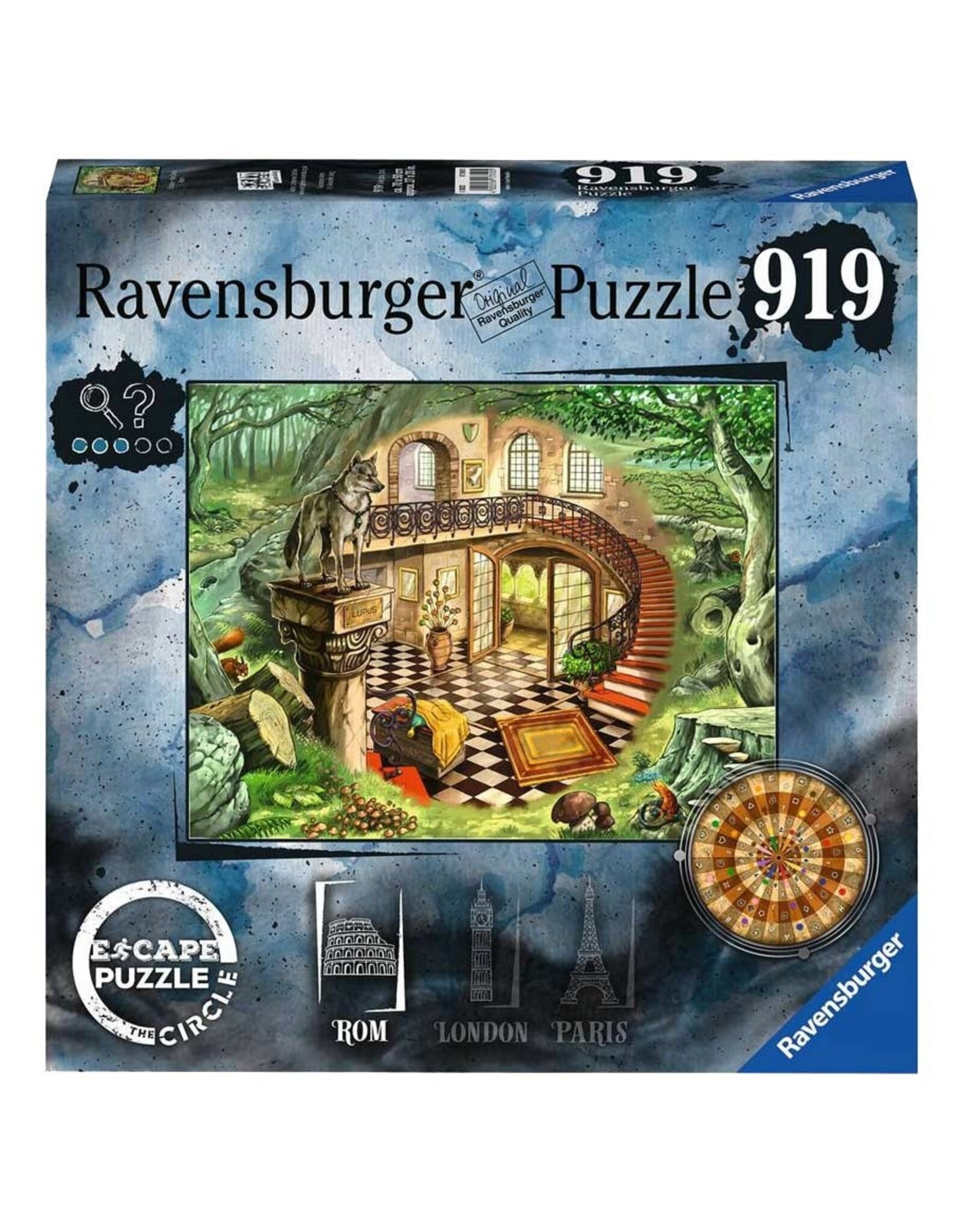 Ravensburger Puzzle: ESCAPE the Circle: Rome 919pc