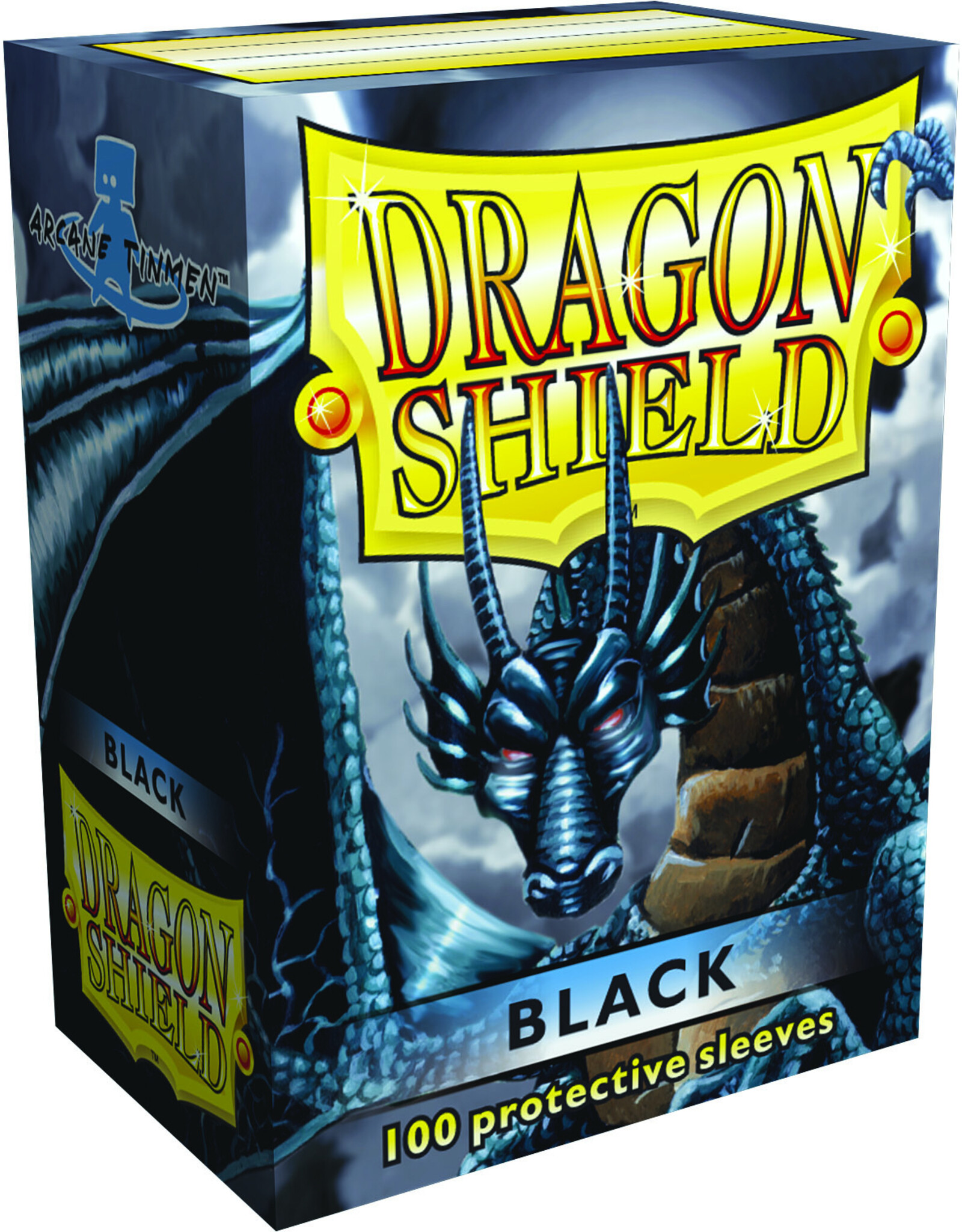 Dragon Shields: (100) Black