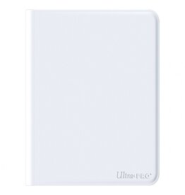 Ultra Pro Binder: 12pkt: PRO: Zippered: Vivid: White