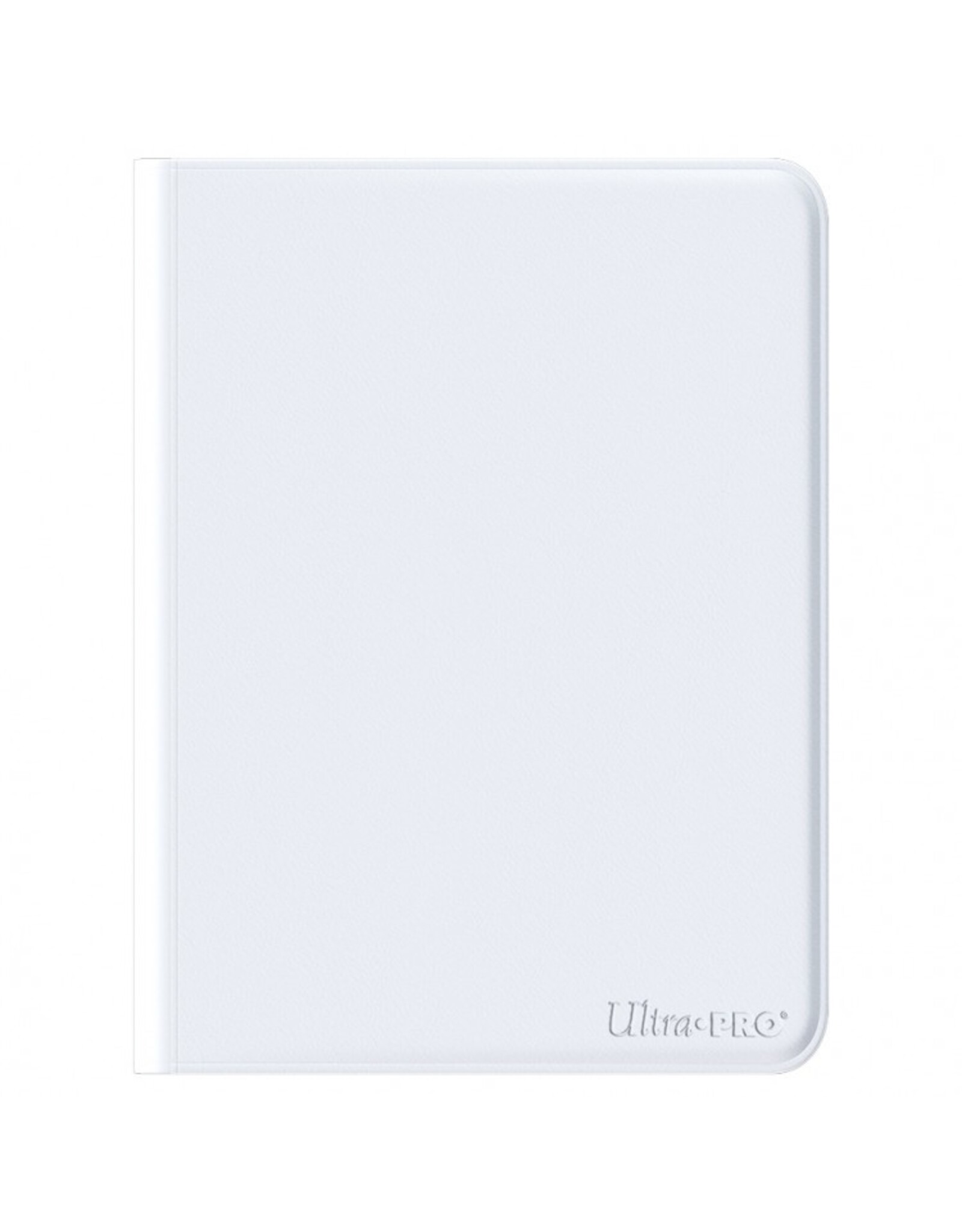 Ultra Pro Binder: 4pkt: PRO: Zippered: Vivid: White