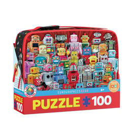 Eurographics Puzzle: Robots Lunch Bag