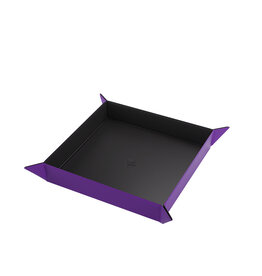 GameGenic Magnetic Dice Tray Square Black/Purple