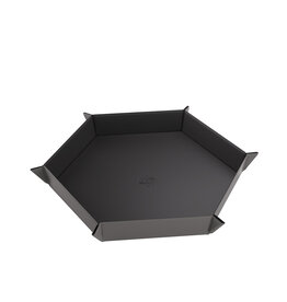 GameGenic Magnetic Dice Tray Hexagonal Black/Gray