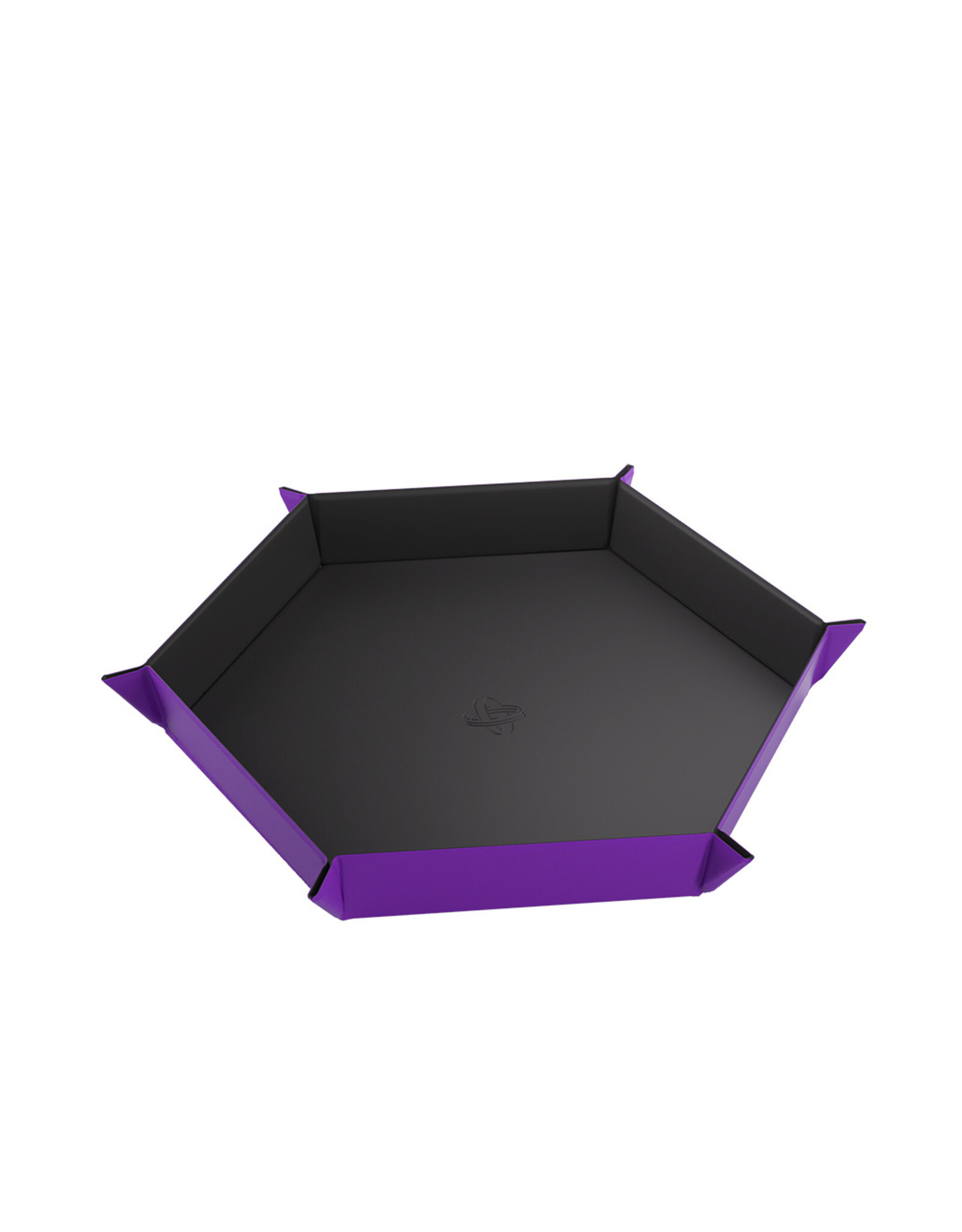 GameGenic Magnetic Dice Tray Hexagonal Black/Purple