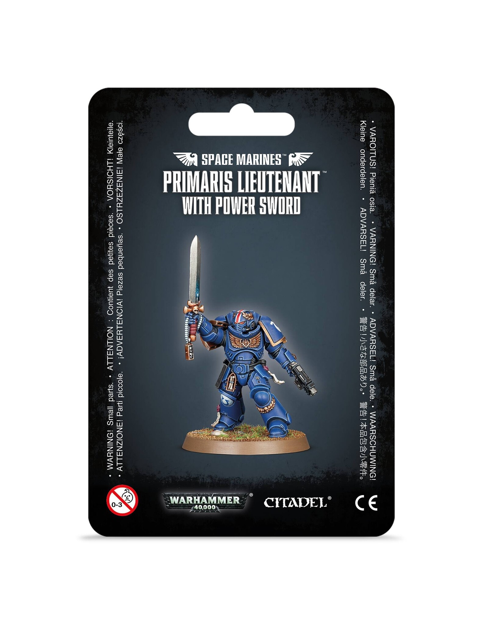 Warhammer 40K Space Marine Primaris Lieutenant With Power Sword