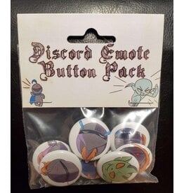 Black Diamond Games 1" Button Pin Set - Discord Emotes (7-set)