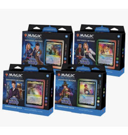 Magic Magic the Gathering CCG: Doctor Who Commander Deck Carton (4)