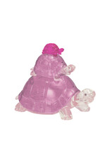 University Games Puzzle: 3D Crystal: Turtles (Pink)