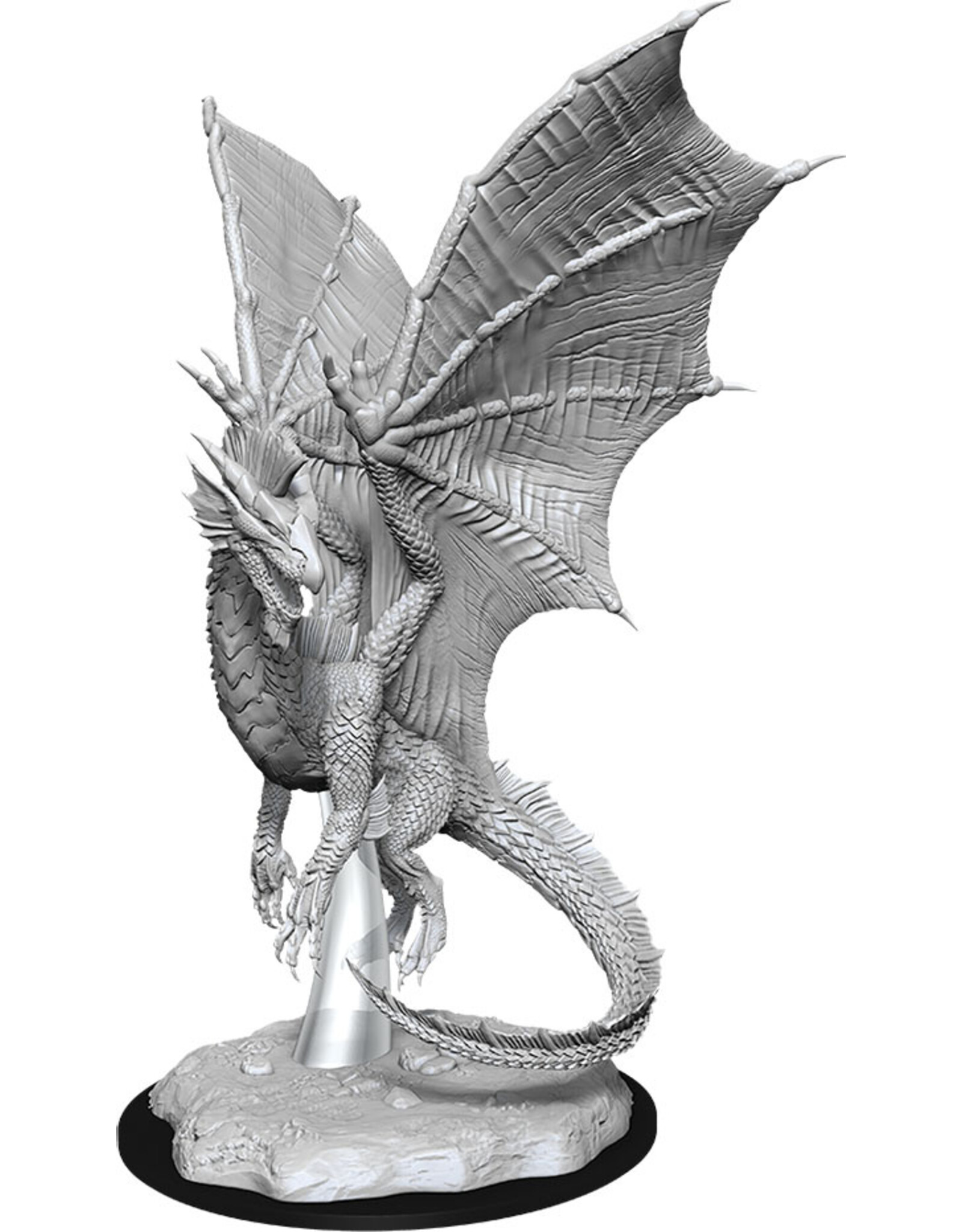 WizKids D&D Nolzur's MUM: W11 Young Silver Dragon