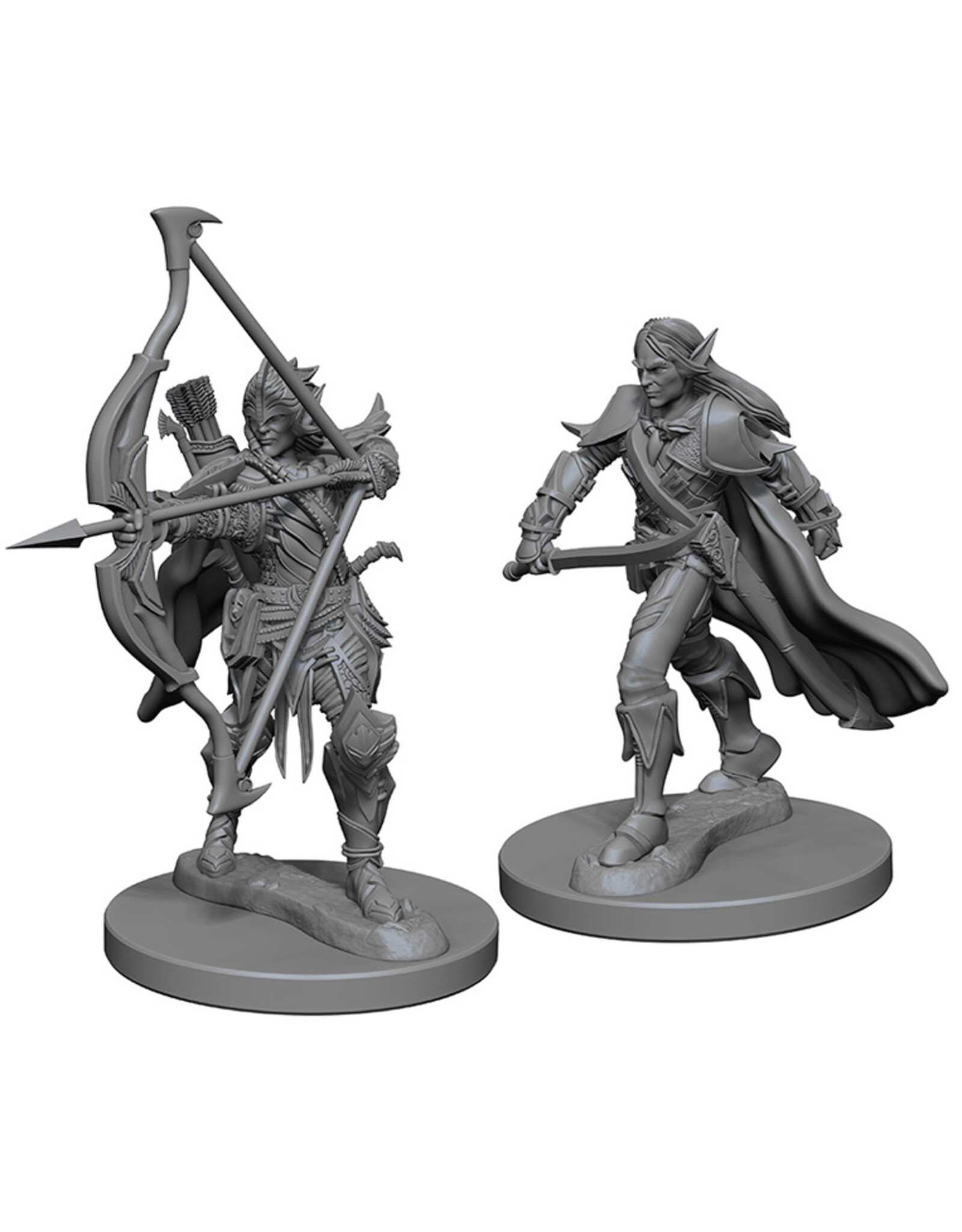 WizKids Pathfinder Deep Cuts Unpainted Miniatures: W01 Elf Male Fighter