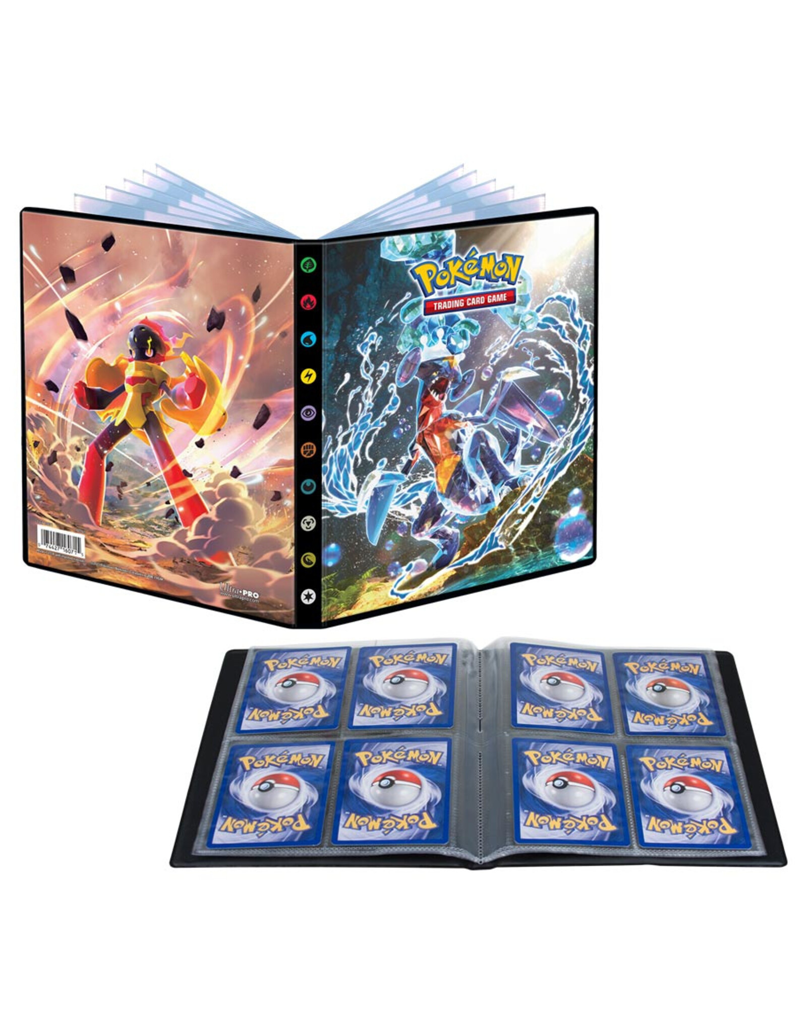 Ultra Pro Binder: 4-Pocket: Portfolio: Pokemon: Scarlet & Violet: Paradox Rift