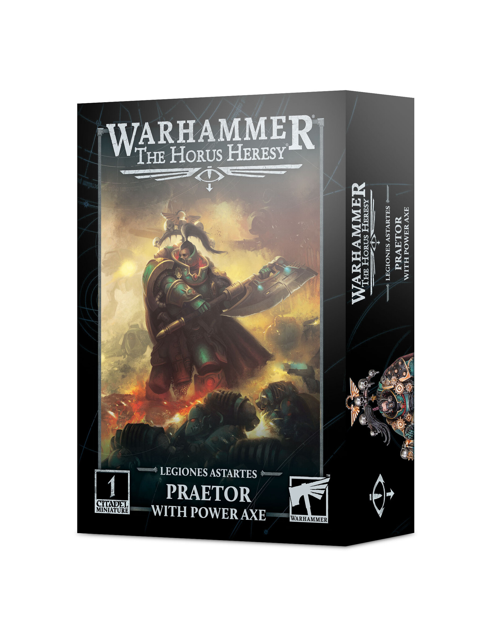 Warhammer 40K Legiones Astartes: Praetor With Power Axe