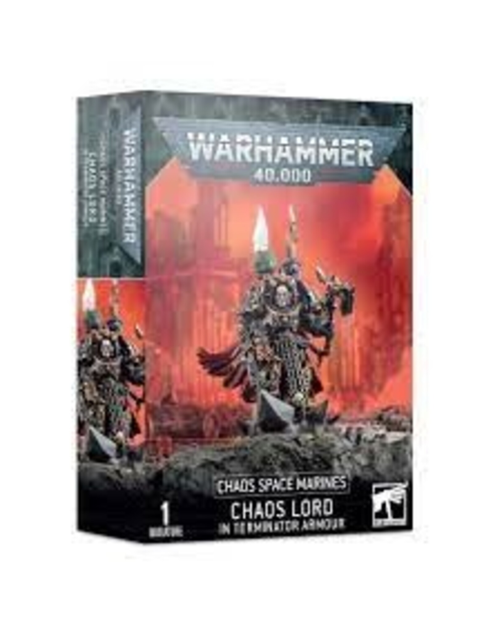 Warhammer 40K Chaos Space Marines Chaos Lord in Terminator Armour