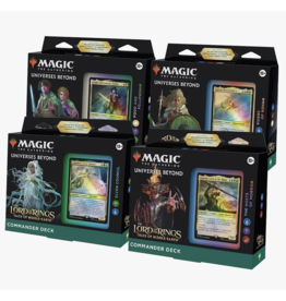 Magic Magic: Lord of the Rings Commander Deck Carton (4)