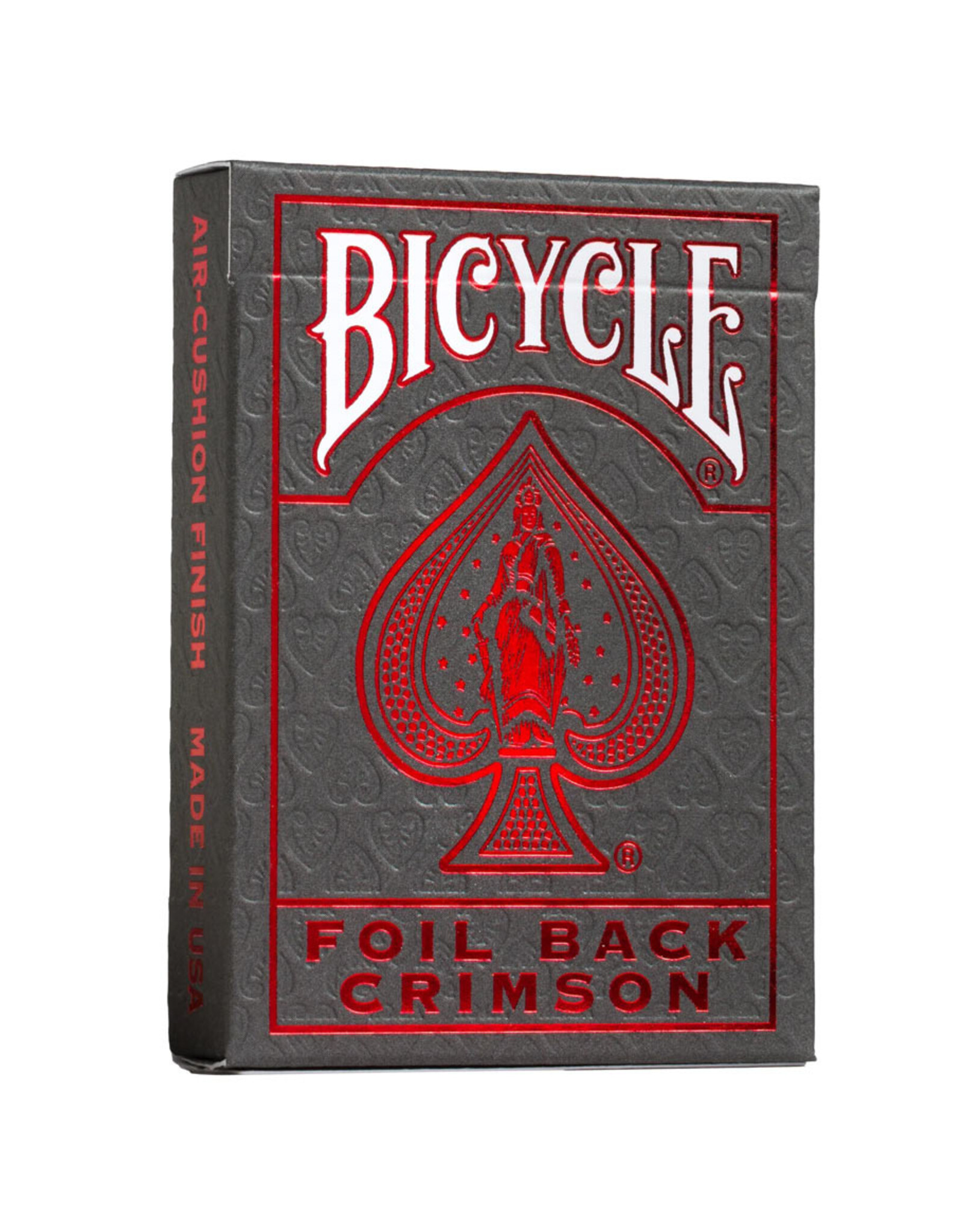 US Playing Card Co. Playing Cards: Bicycle Foil Metalluxe Red