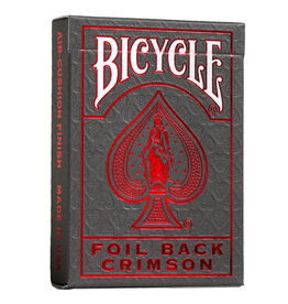 US Playing Card Co. Playing Cards: Bicycle Foil Metalluxe Red