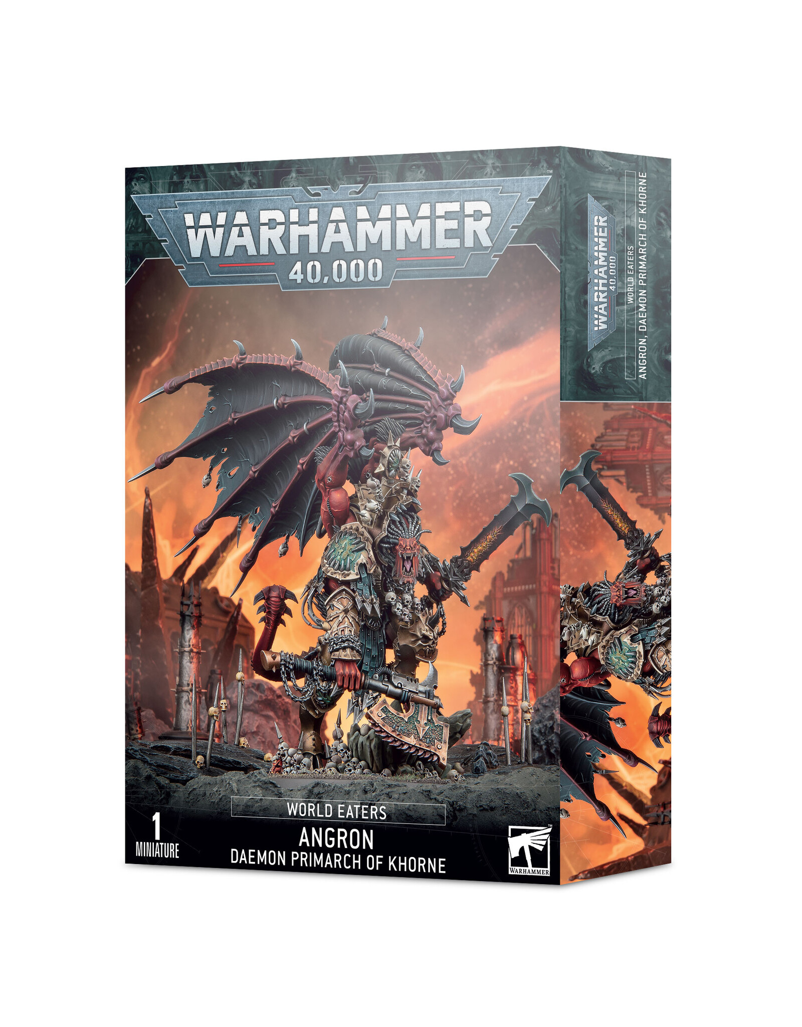 Warhammer 40K World Eaters: Angron Daemon Primarch Of Khorne