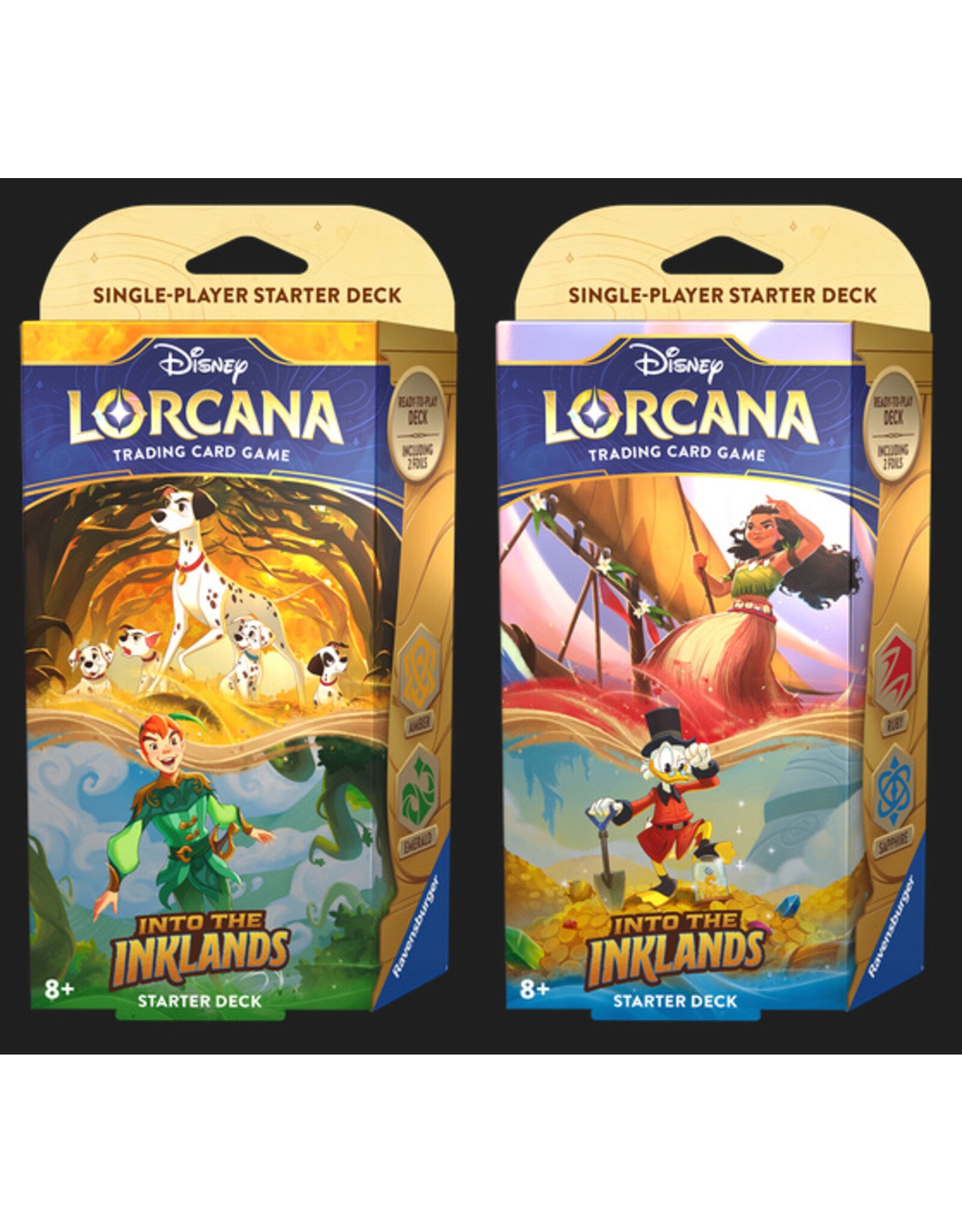Lorcana Disney Lorcana TCG: Into the Inklands Starter Deck Carton (8)