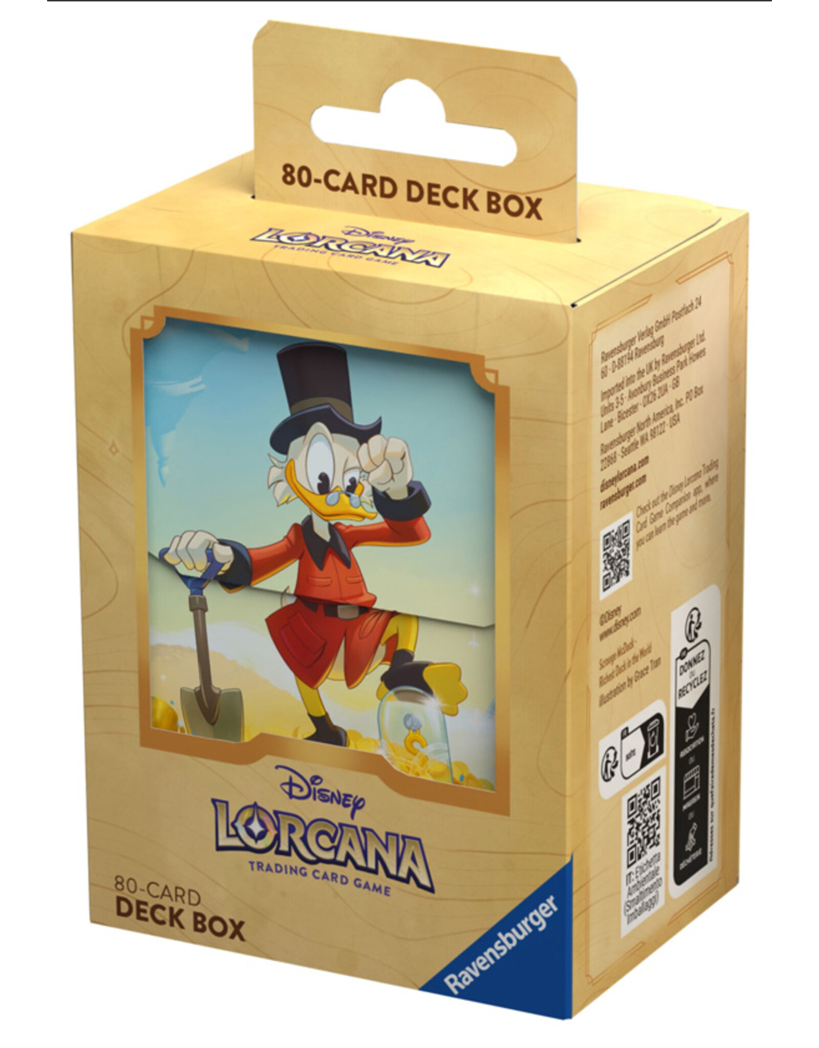 Lorcana Disney Lorcana TCG: Into the Inklands Deck Box - Scrooge McDuck -  Black Diamond Games