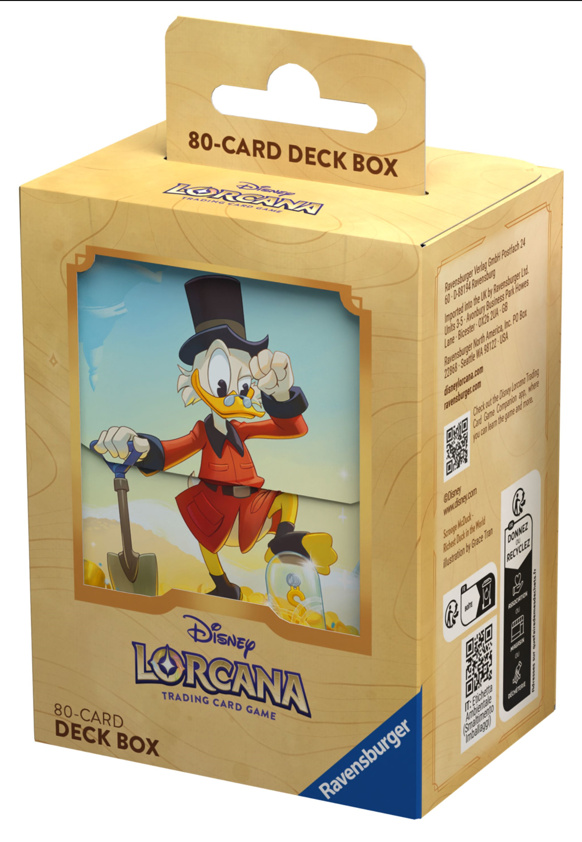 Lorcana Disney Lorcana TCG: Into the Inklands Deck Box - Scrooge McDuck ...