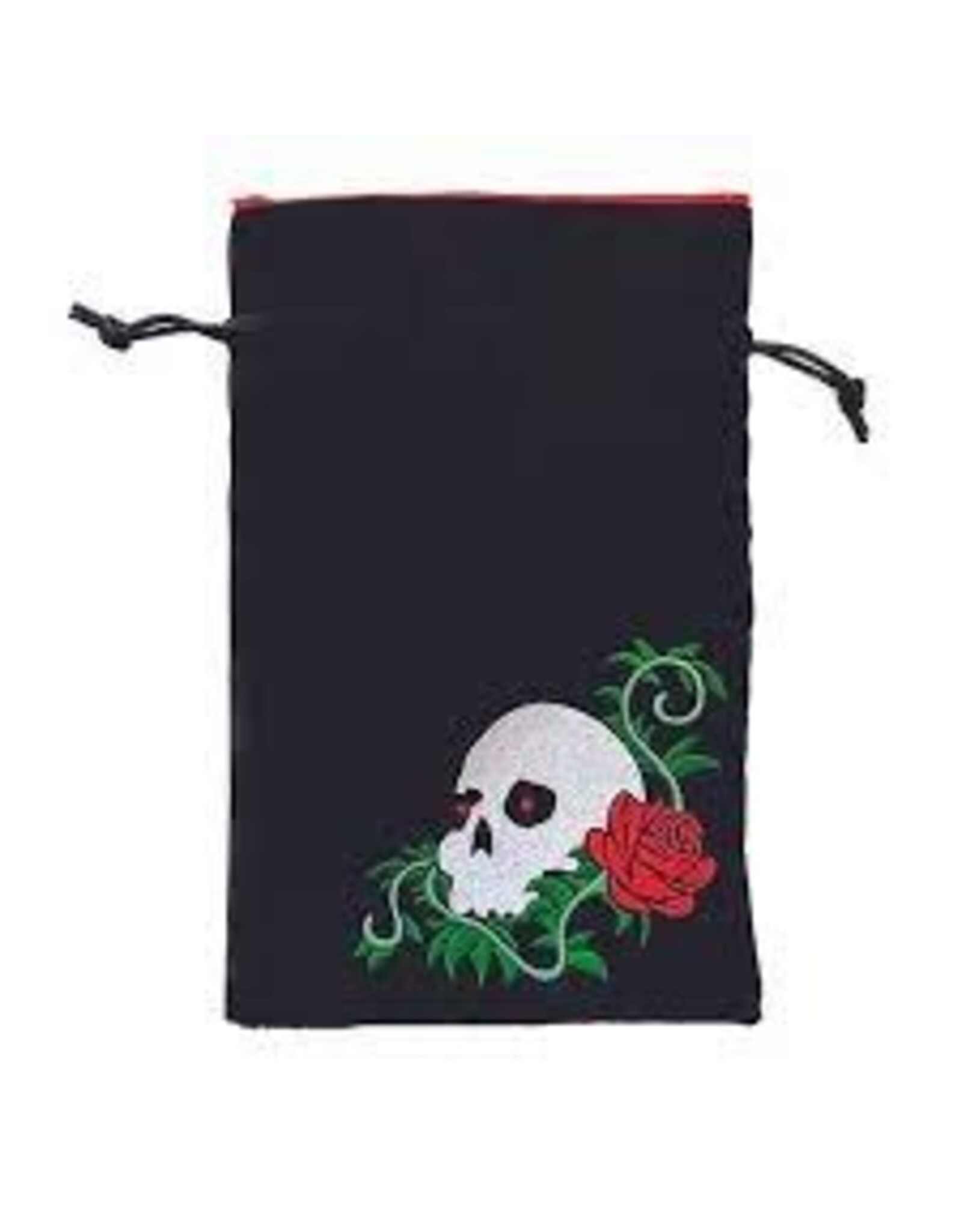 Black Oak Workshop Dice Bag: Skull & Rose