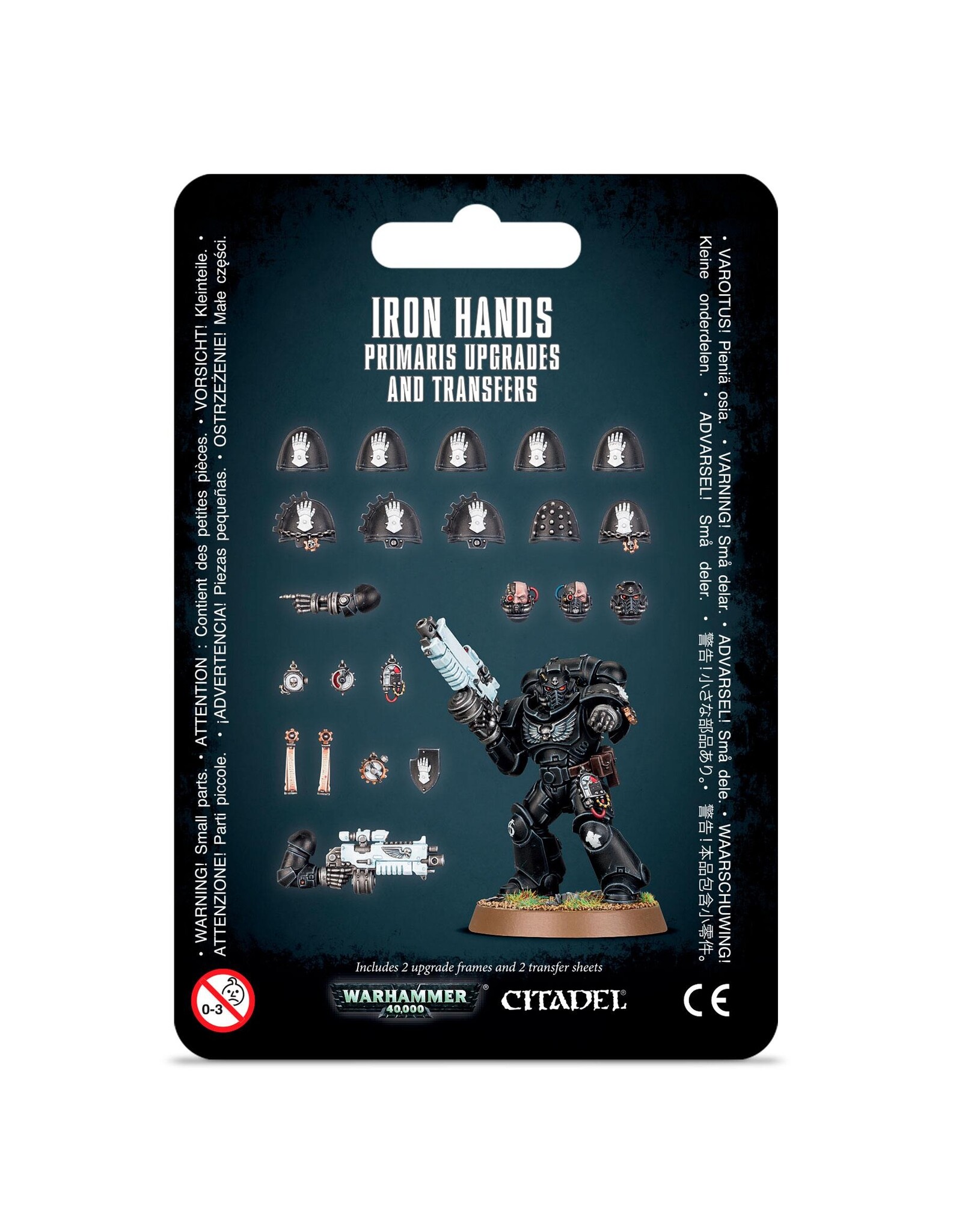 Warhammer 40K Space Marine Iron Hands Primaris Upgrades & Transfers