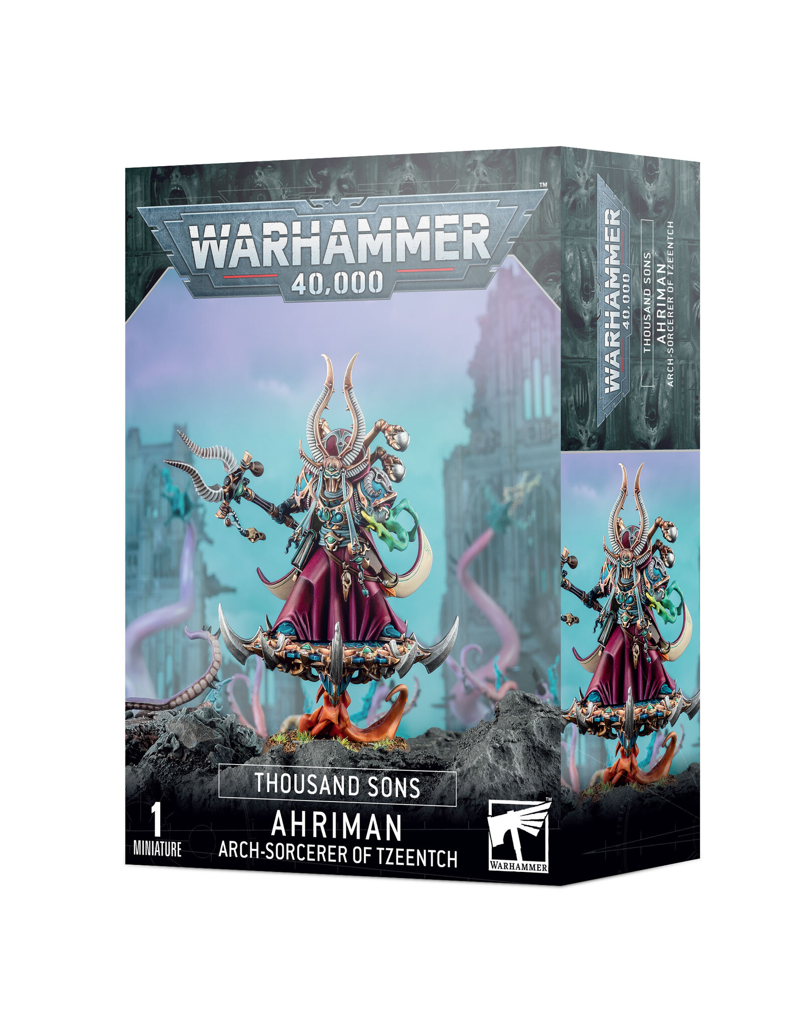 Warhammer 40K Chaos: Ahriman Arch-Sorcerer of Tzeentch